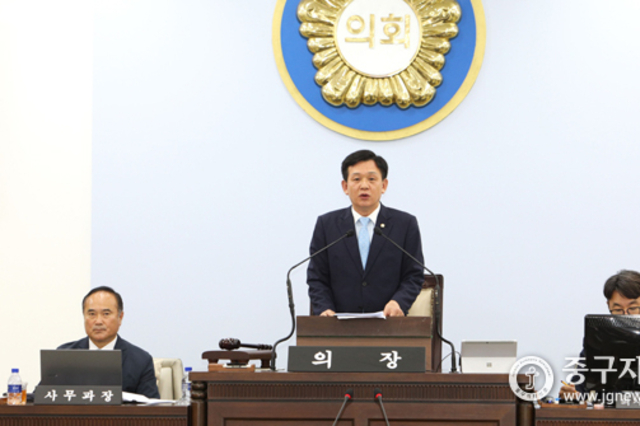 제295회 중구의회 정례회 21일 일정 마치고 폐회