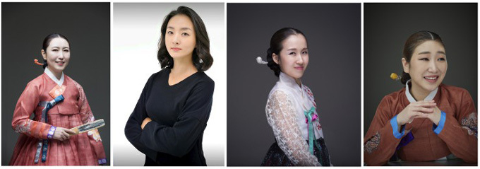 판소리 김수미, 경기민요 최지안, 판소리 이효덕, 서도소리 이나라.
