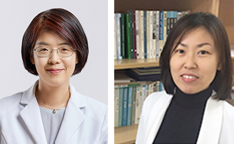 서울백병원 김율리 소장(좌측), 제1저자 곽경화 박사(우측)
