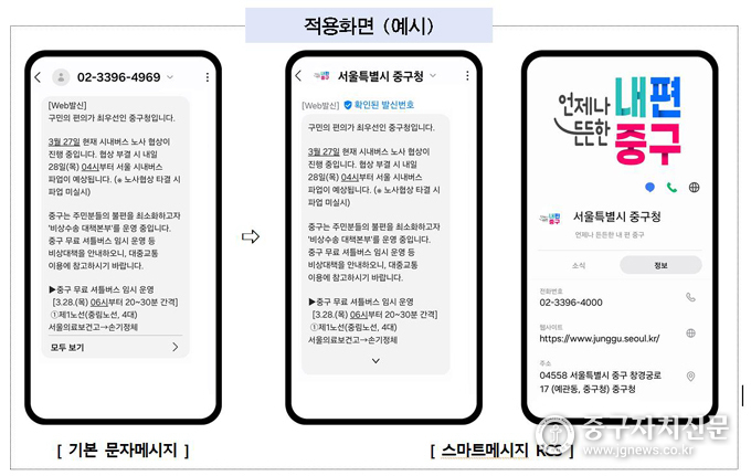 '안심마크 서비스' 도입 포스터.