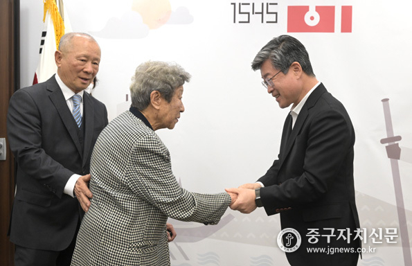 중구, 독립운동가 '호시한 지사' 건국훈장 후손에 전수